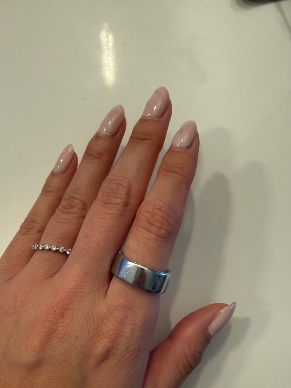 Oura ring gen 4 - silver size 7 - Picture 5 of 5